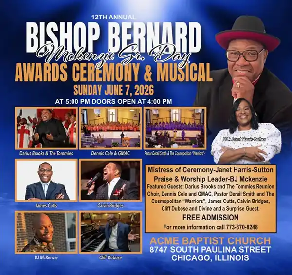12th Annual Bishop Bernard McKenzie Jr Day